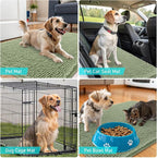 OLANLY Dog Door Mat for Muddy Paws 47x17, Super Absorbent Chenille Mud Mat | - Image 7