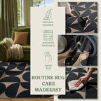 Lahome Semi Circle Easy Jute Kitchen Runner Rug, 2x6 Non Slip Runner Rug | - Image 6