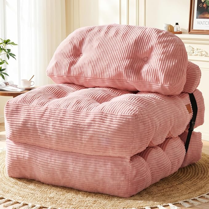 Folding Sofa Bed, Convertible Sleeper Chair by Vellorise