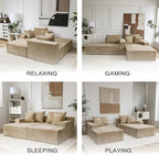 Sytopia Loveseat Chaise Lounge - Image 6