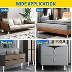 4PCS Adjustable Furniture Couch Cabinet Legs 4.72-7.48 Inch, Heavy Duty - Image 6