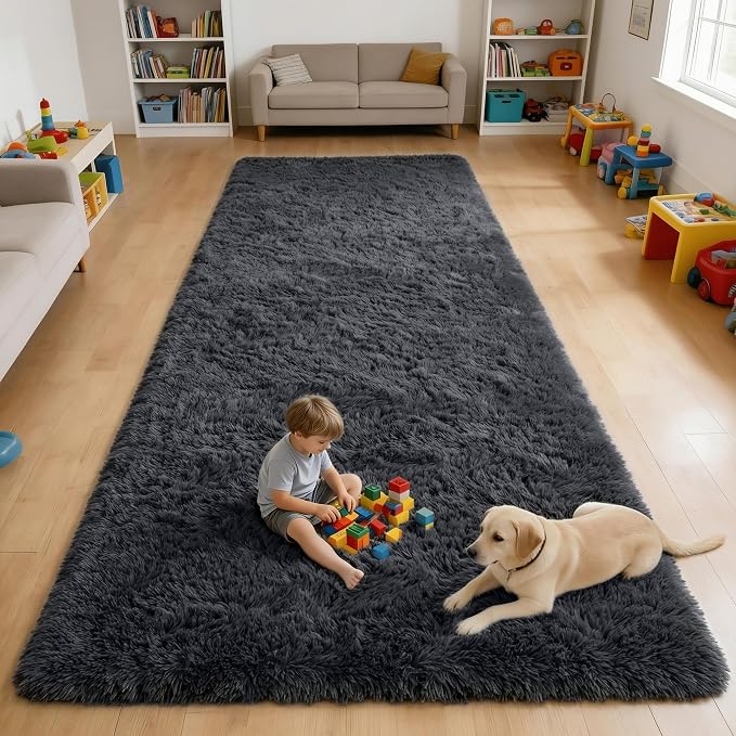 OLANLY 6x10 Machine Washable Large Area Rugs by OLANLY