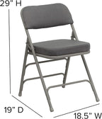 Flash Furniture Hercules Series Metal Folding Chairs - Image 2