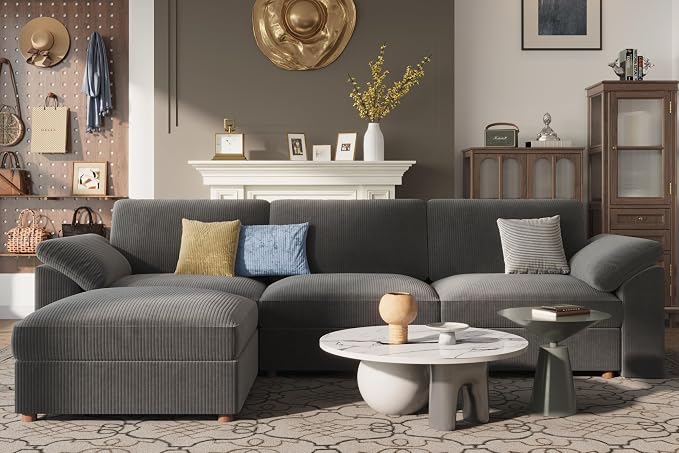 EASE MOOSE Oversized Sectional Modular Sofa, Large L Shape Sectional Couch Wide - Image 6