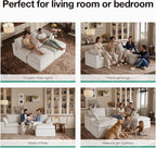 Novilla 104.3" Modular Cloud Couch, Modern Sectional Sofa - Image 21