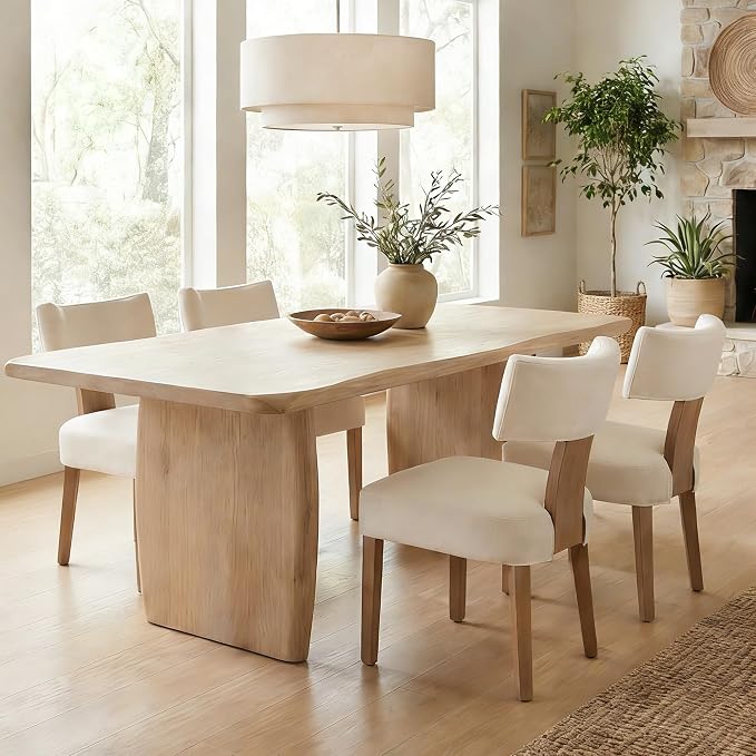 HNY Mid Century Modern Dining Chairs Set of 4 by HNY