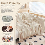 DREAMINGO Chenille Armchair Cover Jacquard Sofa Covers Washable Furniture - Image 5