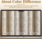 Boho Floral 100% Blackout Curtains 2 Panels 42" W x 63" L | Farmhouse Vintage - Image 6