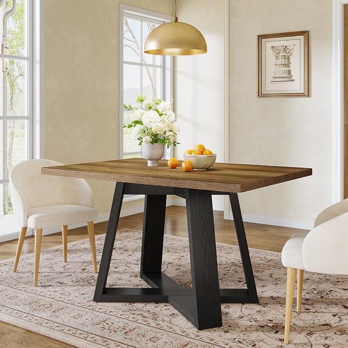 Tribesigns 47-Inch Dining Table Set of 2, Farmhouse Kitchen Table - Image 8