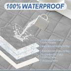 Arfntevss Recliner Sectional Couch Covers 1OO% Waterproof L Shape Sofa Cover - Image 3