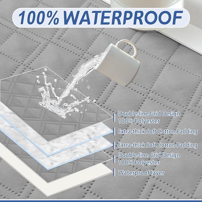 Arfntevss Recliner Sectional Couch Covers 1OO% Waterproof L Shape Sofa Cover - Image 3