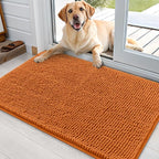 OLANLY Dog Door Mat for Muddy Paws 35x24, Super Absorbent Chenille Mud Mat | by OLANLY