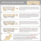 100% Waterproof Sectional Recliner Couch Covers - Image 7
