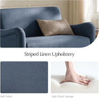 EcoHarbor Living 50.5" Mid-Century Modern Couch, Upholstered Sofa - Image 5