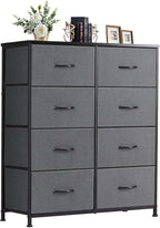 DUMOS 8 Drawer Dresser for Bedroom, Fabric Storage Organizer by DumosLifestyle