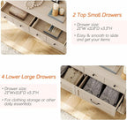 WAMPAT 6 Drawers Dresser for Bedroom, Elegant Wooden Chest of Drawers Kids - Image 6