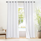 NICETOWN 100% Blackout Long Curtains 102 Inches Length, Privacy Room Darkening by NICETOWN