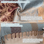 Boho Chenille Throw Blanket, Bohemian Jacquard Tassels Cover - Image 7