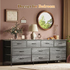 Huuger 63 Inch Dresser for Bedroom, Long Dresser - Image 7