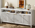 GarveeLife 65 Inch Fluted Sideboard Buffet Cabinet - Image 6