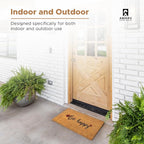 Coir Welcome Mat, Be Happy, 17 x 29 in | 100% Natural Coir, Anti-Shedding - Image 4