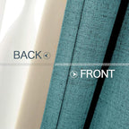 MIULEE 100% Blackout Linen Curtains - Image 6