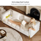 homary 79" Modern Boucle Sofa Couch, Upholstered Luxury Sofa - Image 7
