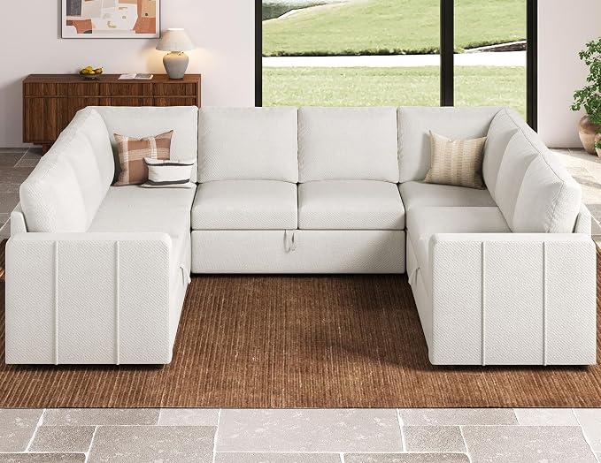 Belffin Modular Sectional Sleeper Sofa Bed - Image 4