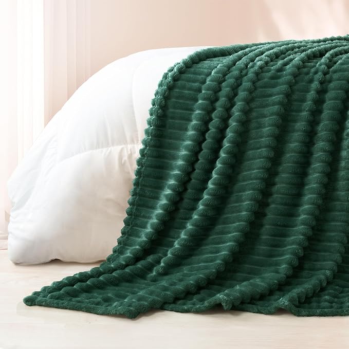 Exclusivo Mezcla Striped King Size Fleece Blanket - Image 6