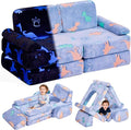 IFNOW Modular Kids Play Couch, Convertible & Washable Toddler Foam Couch Kids by IFNOW