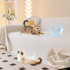 Loiion Velvet Sofa Cover, Ultra Soft Waterproof Non-Slip Couch Cover by Loiion