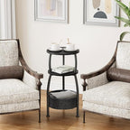 Small Round Side Table for Living Room - Image 4