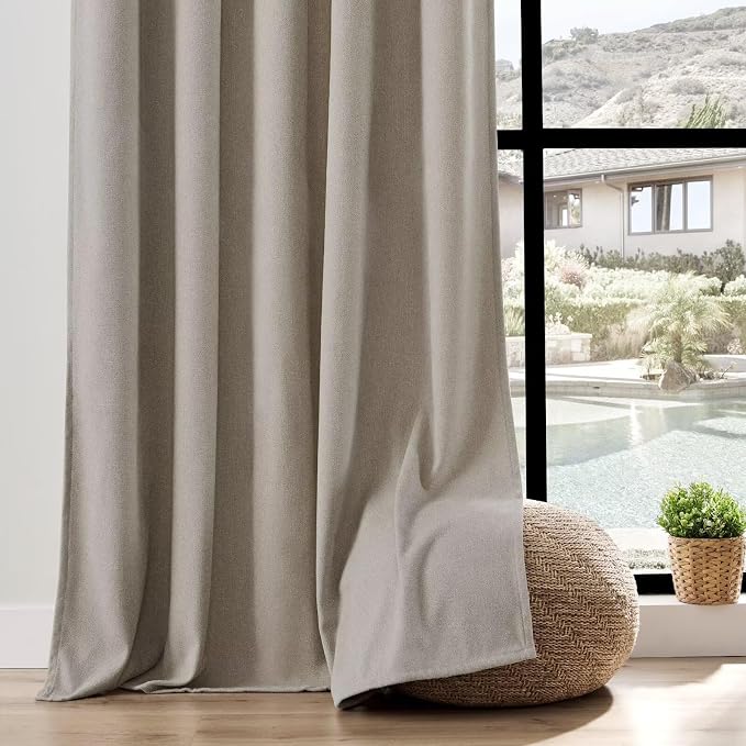 Joydeco Light Filtering Curtains 108 Inch Length - Image 4