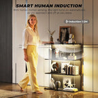VersionTECH. Glass Display Cabinet - Image 3