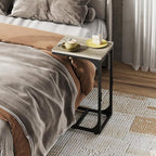 WLIVE C Shaped End Table, Small Couch Side Tables - Image 2
