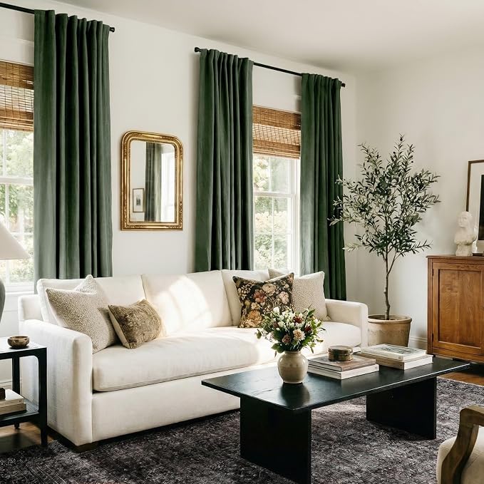 Linen Textured Total Blackout Curtains - Image 5