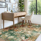 RELEANY Washable 5'x8' Abstract Area Rug - Image 8