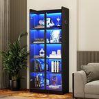 Dystler Display Cabinet with Adjustable Shelves, 5 Tier Display Case by CraftYourIdealHomeLife