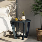COZAYH Rustic Farmhouse End Table - Image 8