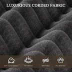 105" Convertible Sectional Couch - Image 4