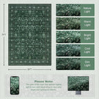 5x7 Area Rugs Living Room: Washable Rug - Image 2