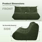 Bean Bag Loveseat Chair Big Sofa Beanbag Chair - Image 2