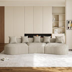 134" Oversized Sectional Sofa for Living Room, Modern Luxury Plush Chenille - Image 3