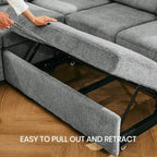 Belffin Sectional Sleeper Sofa - Image 5