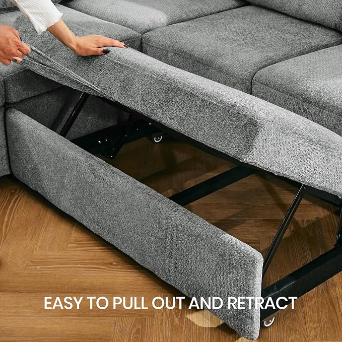 Belffin Sectional Sleeper Sofa - Image 5