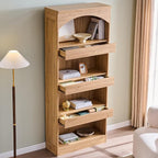 IFGET 76" Tall Arched Bookcase by IFGETEnrichYourLivingSpace