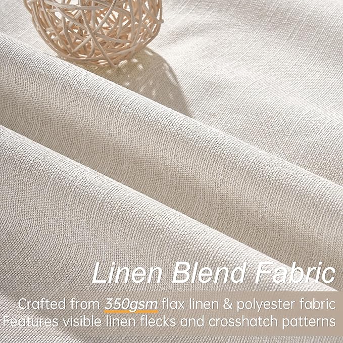 Extra Wide 100 Inch Length Blackout Curtains & Drapes 90 Inches Long 2 Panels - Image 2