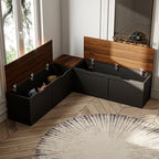 L Shape Kitchen Breakfast Nook Bench, Kitchen Corner Nook Bench Seating - Image 4
