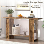 FOLUBAN Console Table for Entryway, Farmhouse Sofa Table - Image 6