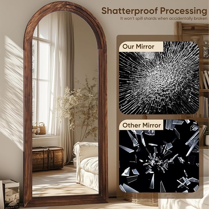 Full Length Mirror, Oversized Stand Up Mirrors Large Wall Mirrors, Wall Mounted - Image 4